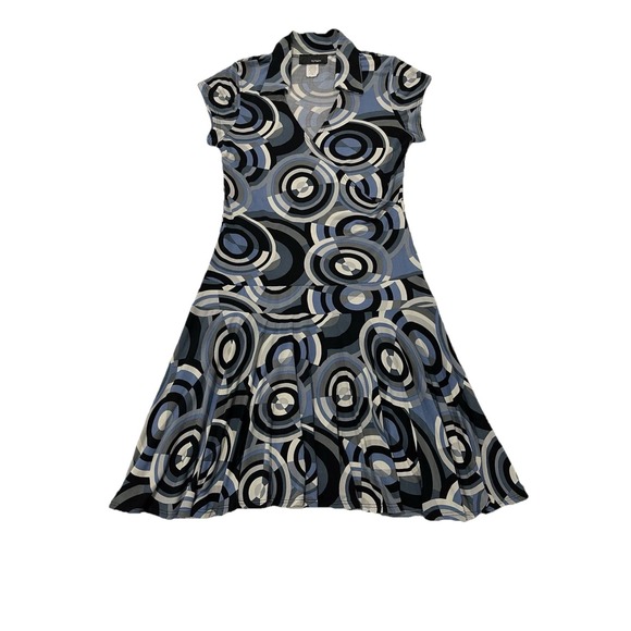 Hypnotik Dresses & Skirts - Hypnotik Women's Dress XL‎ Blue Swirls Short Vintage Y2K  Stretch Edgy MadeInUSA